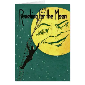 Reaching for the Moon Note Card