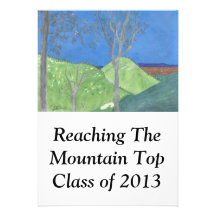 Reaching The Mountain Top - Grad Invites