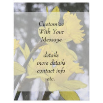Reaching Upwards - Yellow Daffodils Custom Flyer