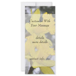 Reaching Upwards - Yellow Daffodils Rack Card Template