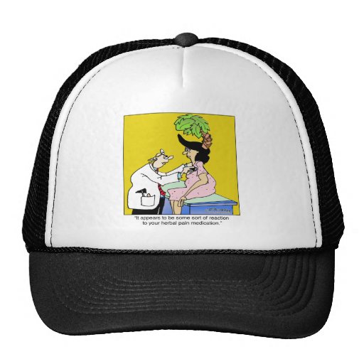 Reaction to Herbal Medication Mesh Hats