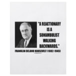 Reactionary Sonambulist Walking Backwards flyers