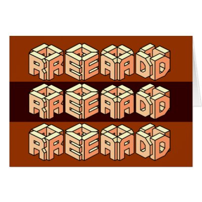 Read - 3D Greeting Cards by librariangear