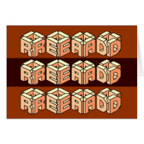 Read - 3D cards by librariangear Read - 3D cards