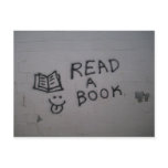 Read a Book Postcard