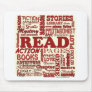 Read all about it red! mouse pads