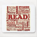 Read all about it red! mousepads