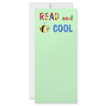 READ AND BE COOL PERSONALIZED RACK CARD