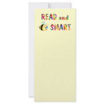 Read and Be Smart rack cards by SchoolAids Read and Be Smart rack cards