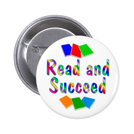 Read and Succeed Pinback Buttons
