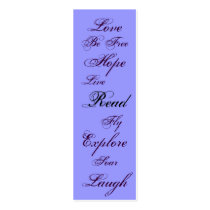 Read Bookmark Business Cards