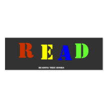 READ Bookmark to Customize Business Card Template