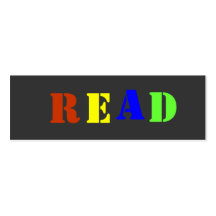 READ Bookmark to Customize Business Cards