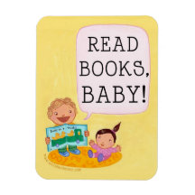 Read Books, Baby! magnet