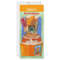 "READ" Customizable Large Bookmark Rack Card