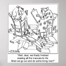 Read Every How To Live Manual Poster