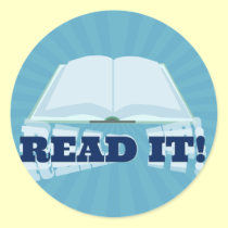 Read It! Instant  Book Promotion stickers