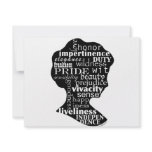 Read Jane Austen Cameo Custom Invites