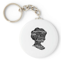 Read Jane Austen Cameo Key Chain