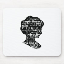 Read Jane Austen Cameo mousepads