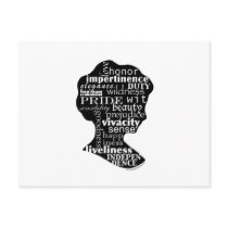Read Jane Austen Cameo Postcard