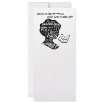 Read Jane Austen Rack Card Template