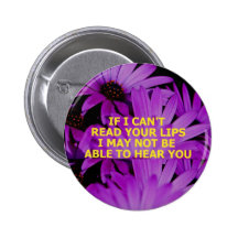 READ LIPS - Customized Button
