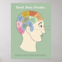 Read. Listen. Ponder. Poster