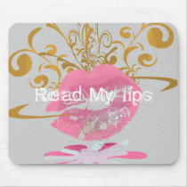 Read My Lips Mouse Pads