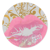 Read My Lips Round Stickers