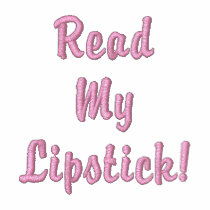 Read My Lipstick Embroidered Jacket embroidered shirts by jhimages Read My Lipstick Embroidered Jacket embroidered shirts