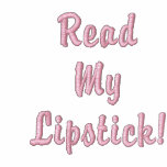 Read My Lipstick Embroidered Shirt