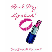 Read My Lipstick! McCain Palin 2008 Long Sleeve T t-shirts