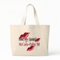 Read My Lipstick McCain Palin Bag