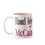 Read My Lipstick McCain Palin Mug