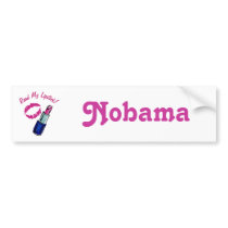 Read My Lipstick Nobama Bumper Sticker bumper stickers