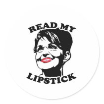 Read my lipstick stickers by Palin_Shirts Read my lipstick stickers