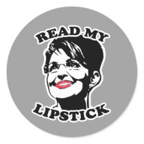 Read my lipstick stickers by Palin_Shirts Read my lipstick stickers