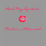 Read My Lipstick! Women's Fitted T-Shirt