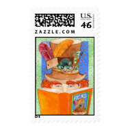 READ Postage Stamp stamp