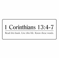 Read the Bible 1 Corinthians 13:4-7 Photo Cut Outs