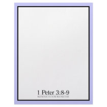 Read the Bible 1 Peter 3:8-9 Letterhead
