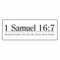 Read the Bible 1 Samuel 16:7 Photo Sculpture