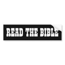 Read The Bible Bumper Stickers