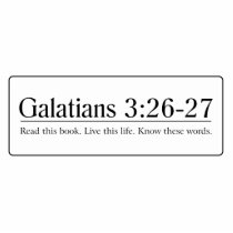 Read the Bible Galatians 3:26-27 Photo Cut Outs