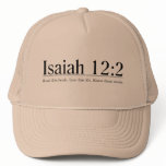 Read the Bible Isaiah 12:2 hats