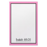 Read the Bible Isaiah 40:31 Customized Stationery