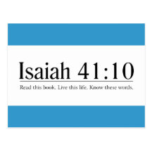 Read the Bible Isaiah 41:10 Postcard