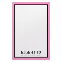 Read the Bible Isaiah 41:10 Stationery Paper