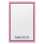 Read the Bible Isaiah 42:16 Customized Stationery